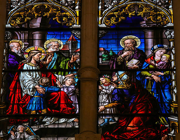 istock Jesus and children 530429945