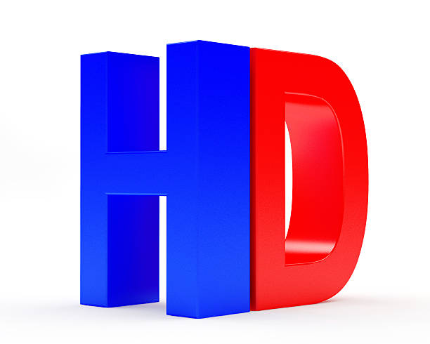 istock Colorful HD TV icon on white 530430848