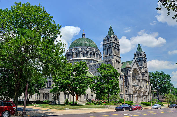Cathedral Basilica of St. Louis Cathedral Basilica of St. Louis. basilica stock pictures, royalty-free photos & images
