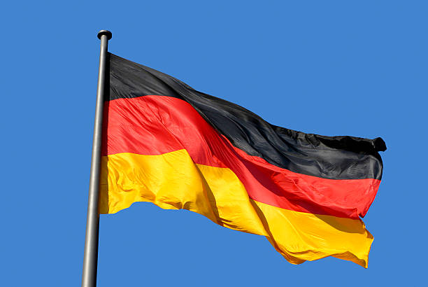 istock German national flag in Berlin 530433187