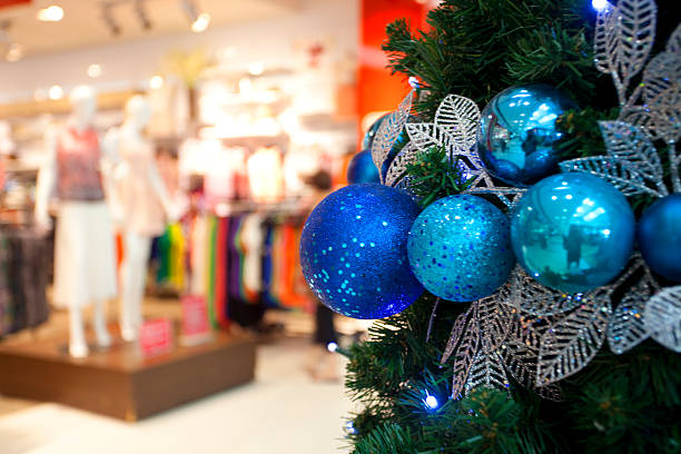 Christmas in Sydney Shopping stock photo