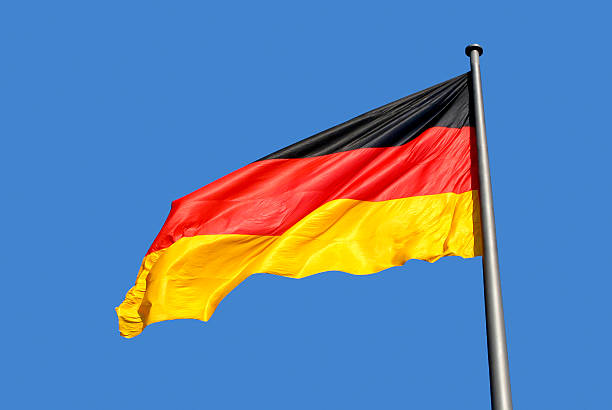 istock German national flag in Berlin 530435341