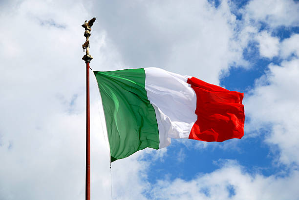 istock National flag of Italy 530436749