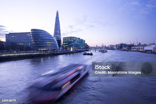 River Thames In London England Stock Photo - Download Image Now - Architectural Feature, Architecture, Blurred Motion