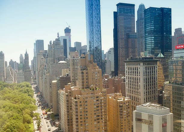 istock Cityscape and Central Park, NYC. Aerial View. 530439998