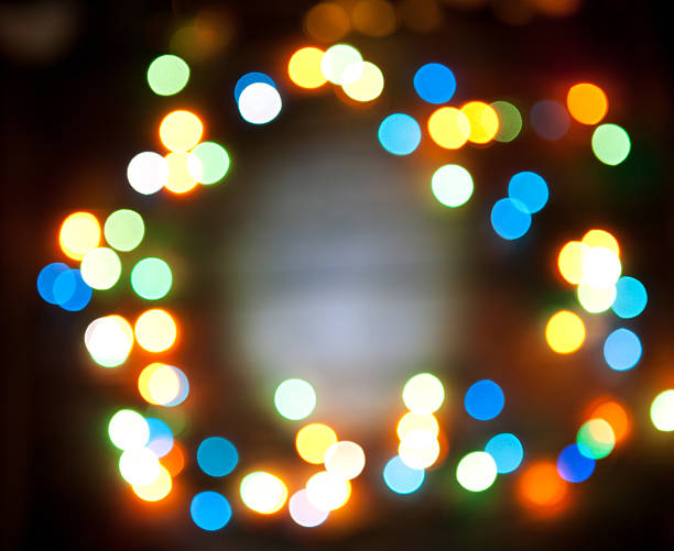 istock Magical background with colorful bokeh 530440405