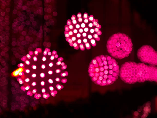 istock Defocused Christmas decoration lamp. 530440687