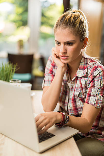 istock Worried businesswomen having some problems while working on laptop. 530441324