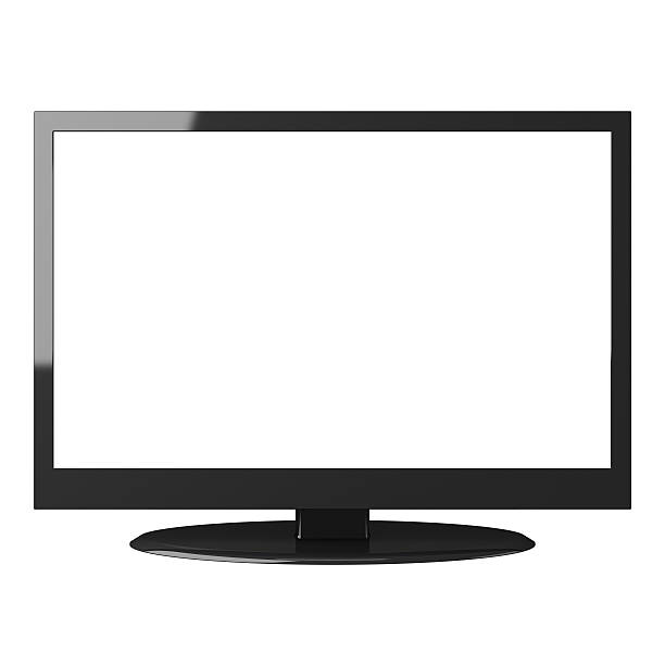 istock Smart tv television flat screen led isolated 530441834