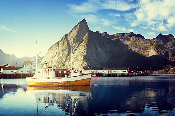 istock sunset - Reine, Lofoten islands, Norway 530441916