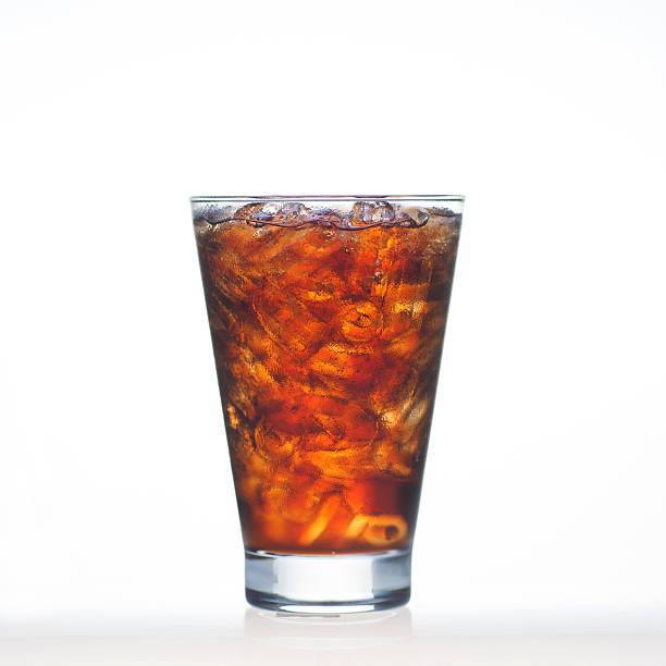 istock Sparkling cola drinks whit soda and ice in glass 530444227
