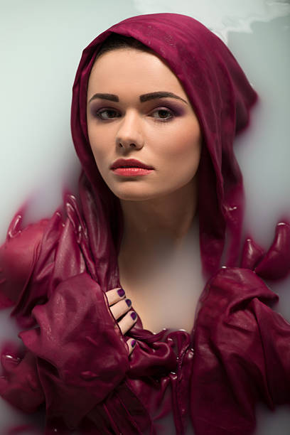 istock Beautiful girl in the bathroom 530444621