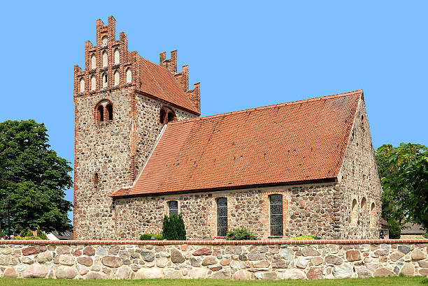 istock Fieldstone church in Brandenburg 530445529