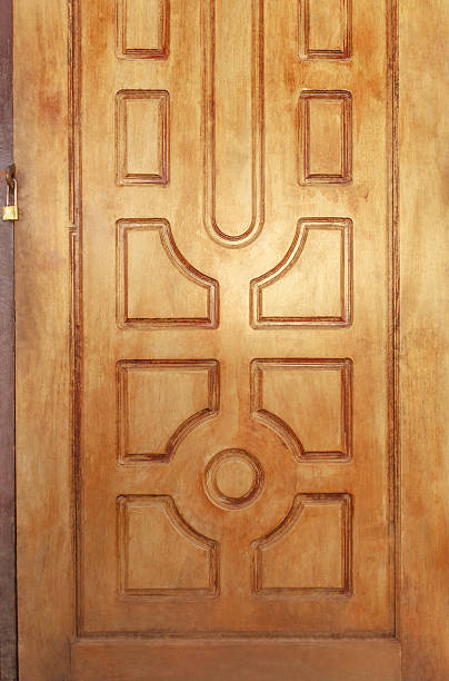 istock Wooden door. 530446193
