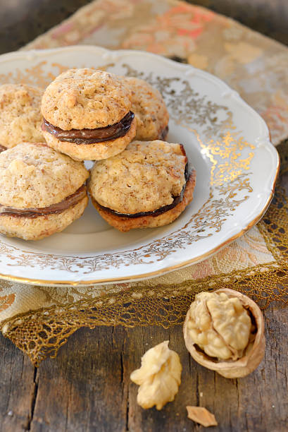 istock cookies filled with chocolate cream 530446581