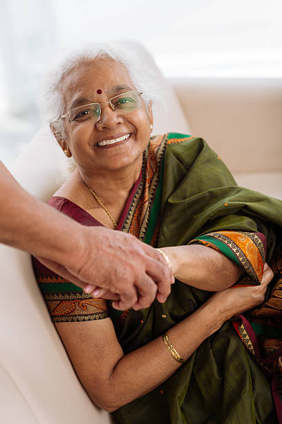 istock Happy Indian wife 530446957
