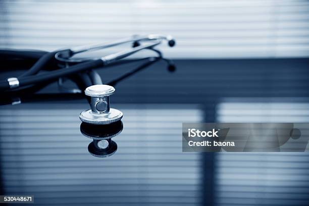 Stethoscope Stock Photo - Download Image Now - Blue, Close-up, Copy Space