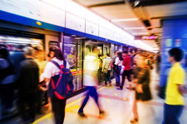 istock The subway platform dock,Business people activities. 530449255