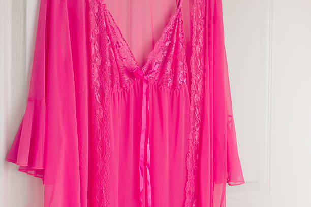 istock Pink See Through Nightie in Sleepwear 530449867