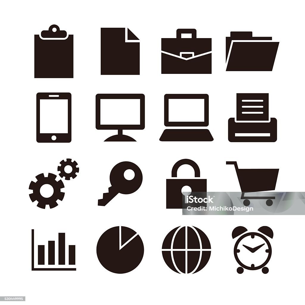 Business icons Vector illustrations created with Adobe illustrator Icon Symbol stock vector