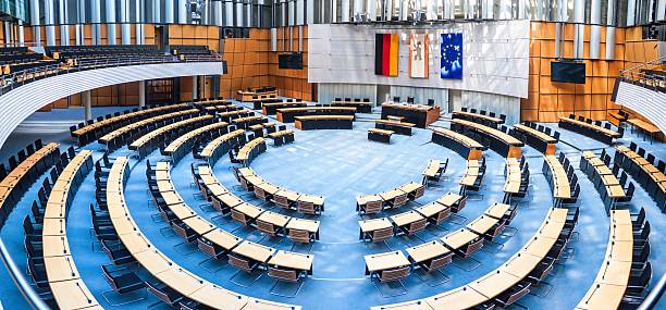 State parliament in Berlin stock photo