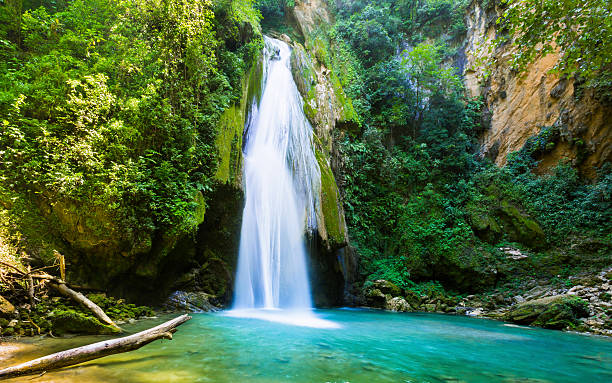 istock El Chuveje Waterfalls and crstal clear blue waters. 530456003
