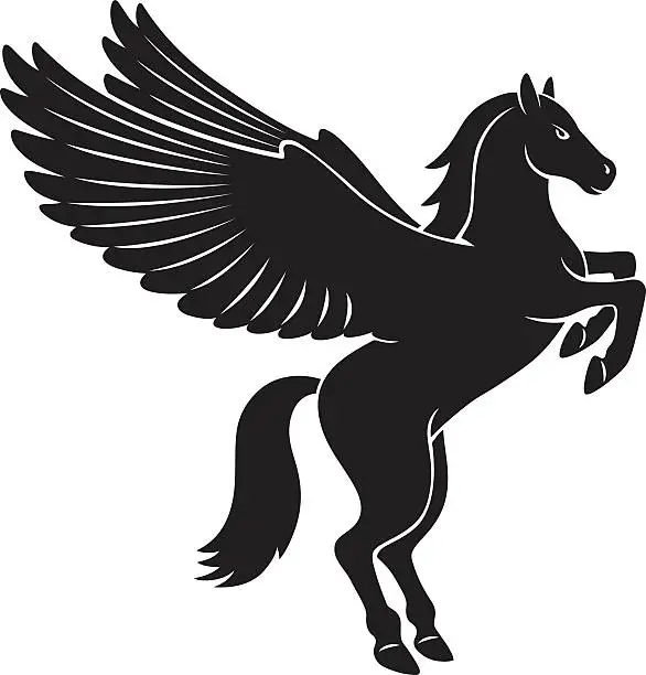 Vector illustration of Pegasus