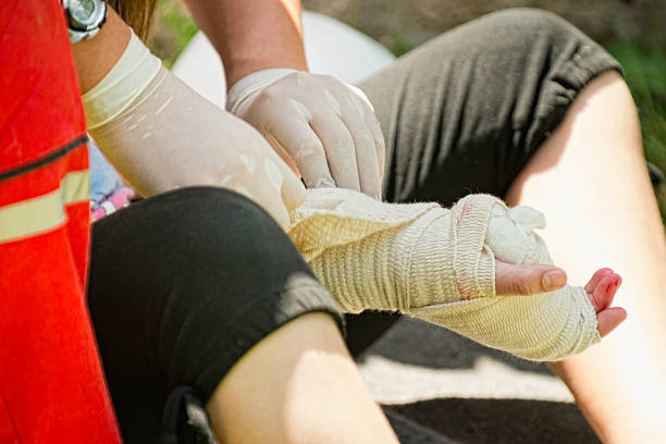 istock First aid injury treatment 530456987