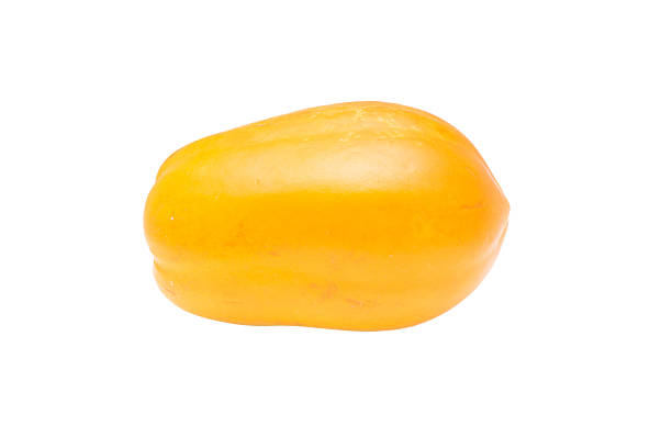 istock Ripe papaya on white background. 530457893