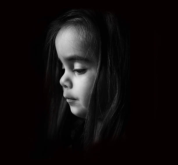 istock Low key Portrait of a young child 530459775