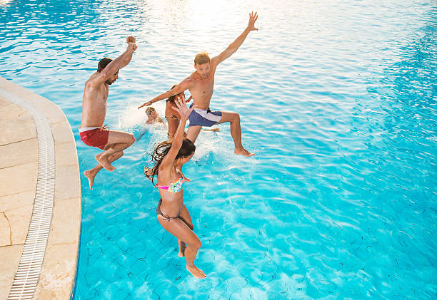 istock Fun at the swimming pool. 530460615