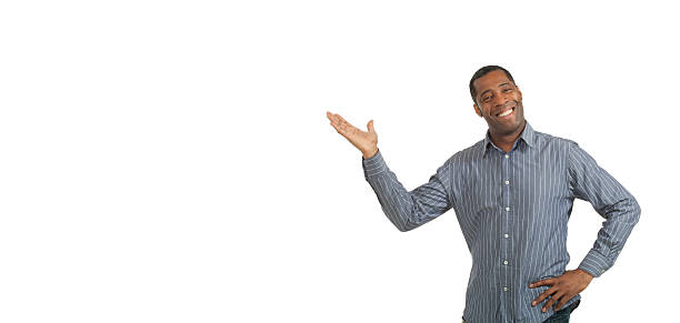 istock Portrait african man on white background 530461533