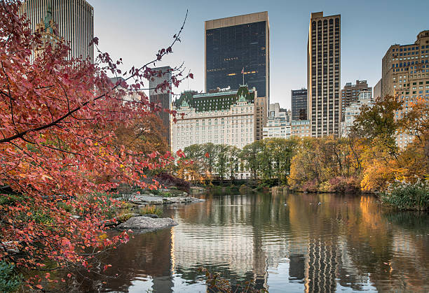 istock Plaza hotel in autumn 530462343