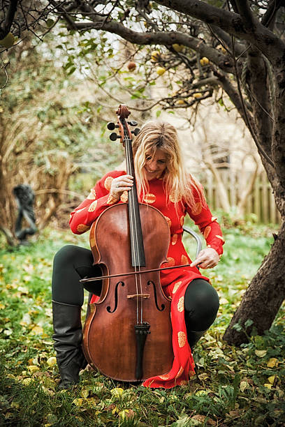 istock Playing Cello outdoors. 530468063