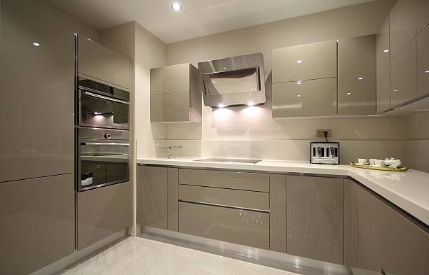 Modern Kitchen Moden kitchen and accessorries. seramic stock pictures, royalty-free photos & images