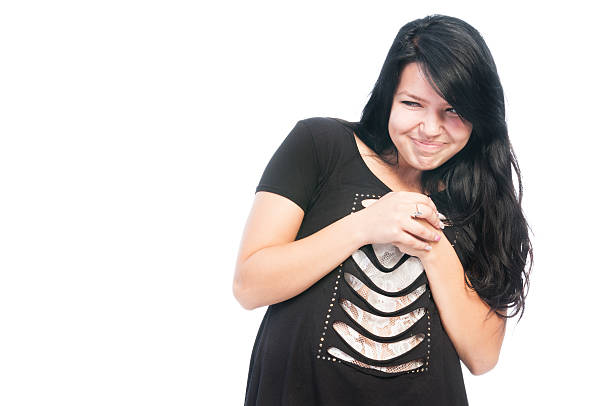 istock Sneaky and bully girl 530469505