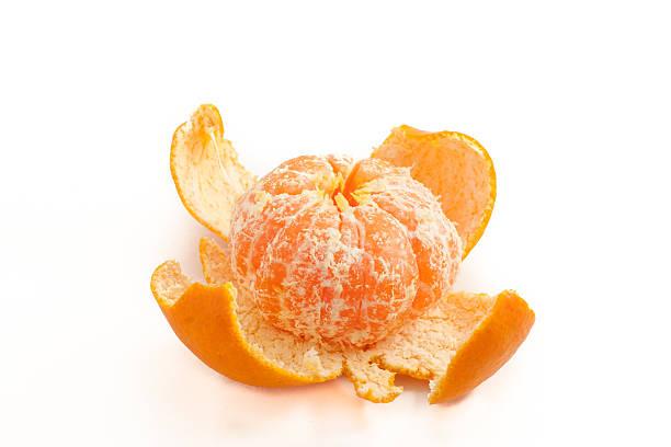 Japanese Mandarin Orange Also Known As A Mikan Stock Photo