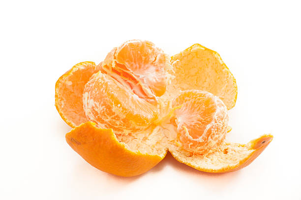 Japanese Mandarin Orange Also Known As A Mikan Stock Photo