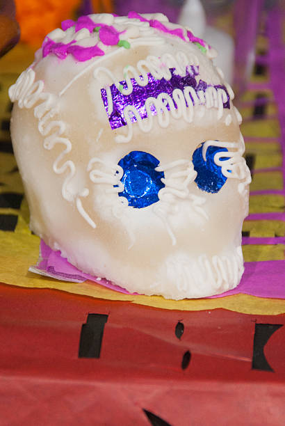 istock Beautiful color skull puppet 530472613
