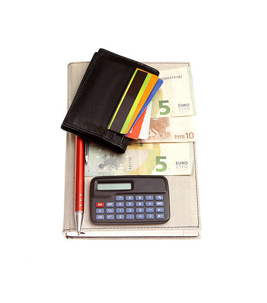 istock wallet cradit cards euro 530473043