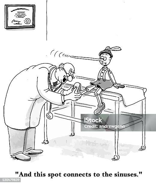 Miracle Of The Body Stock Illustration - Download Image Now - Pinocchio, Adult, Boys