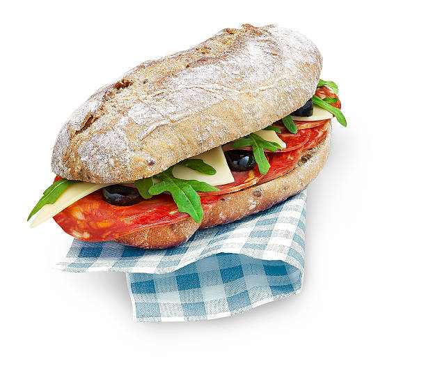 istock Chorizo sandwich with clipping path 530479997