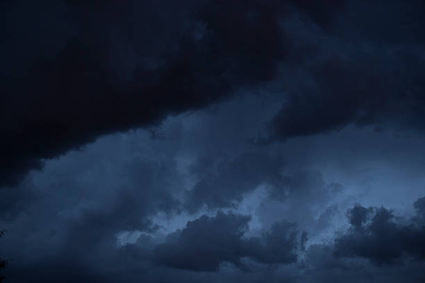 istock Stormy blue clouds show danger 530481039