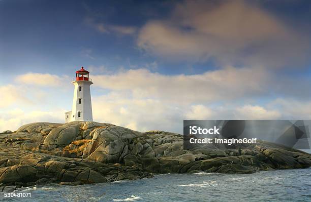 Lighthouse At Peggys Cove Stock Photo - Download Image Now - Halifax Regional Municipality - Nova Scotia, Nova Scotia, Canada
