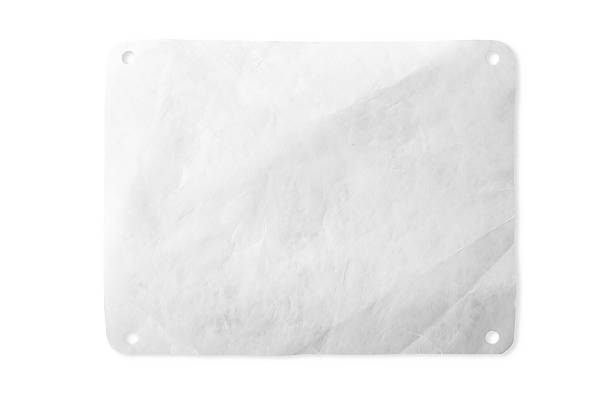 Blank Race Number Bib With Clipping Path