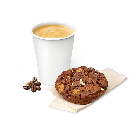 coffee with a cookie