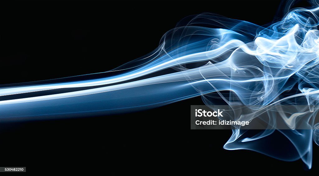 smoke Wall texture added,extremely detiled colorful smoke on the black background Curve Stock Photo