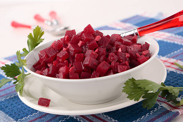 istock Bowl of beetroot salsa with garlic and ginger 530482653