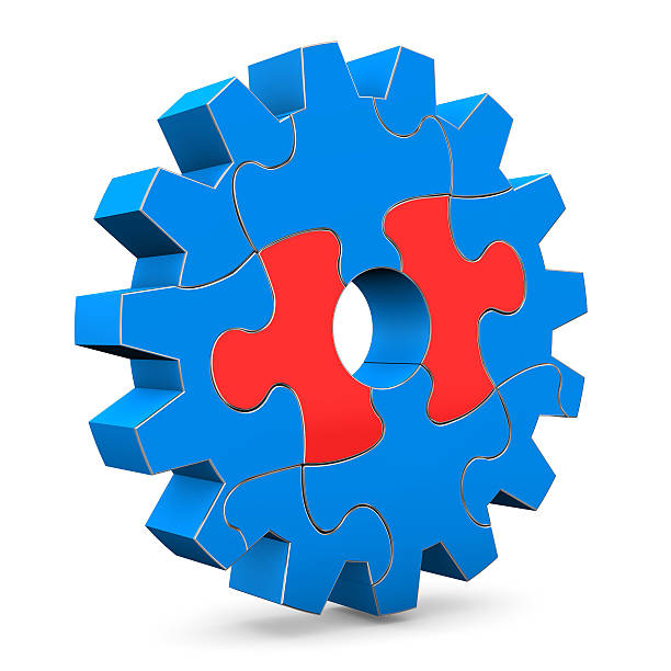 istock Right Puzzle Of Gear 530483793