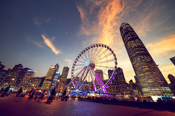 istock Observation Wheel, Hong Kong 530484234